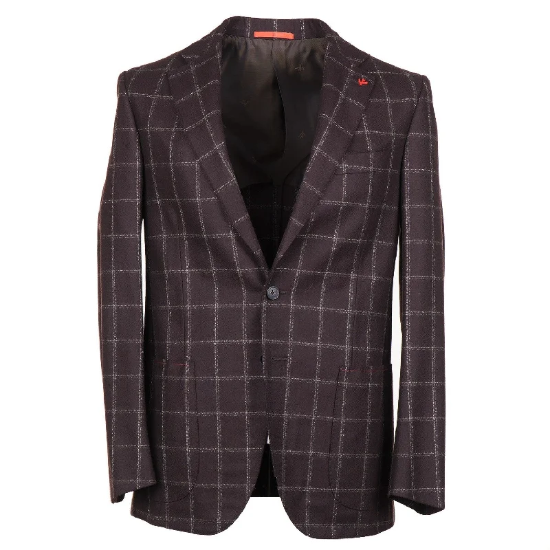 Isaia 'Sanita' Brushed Flannel Wool Suit Tailored