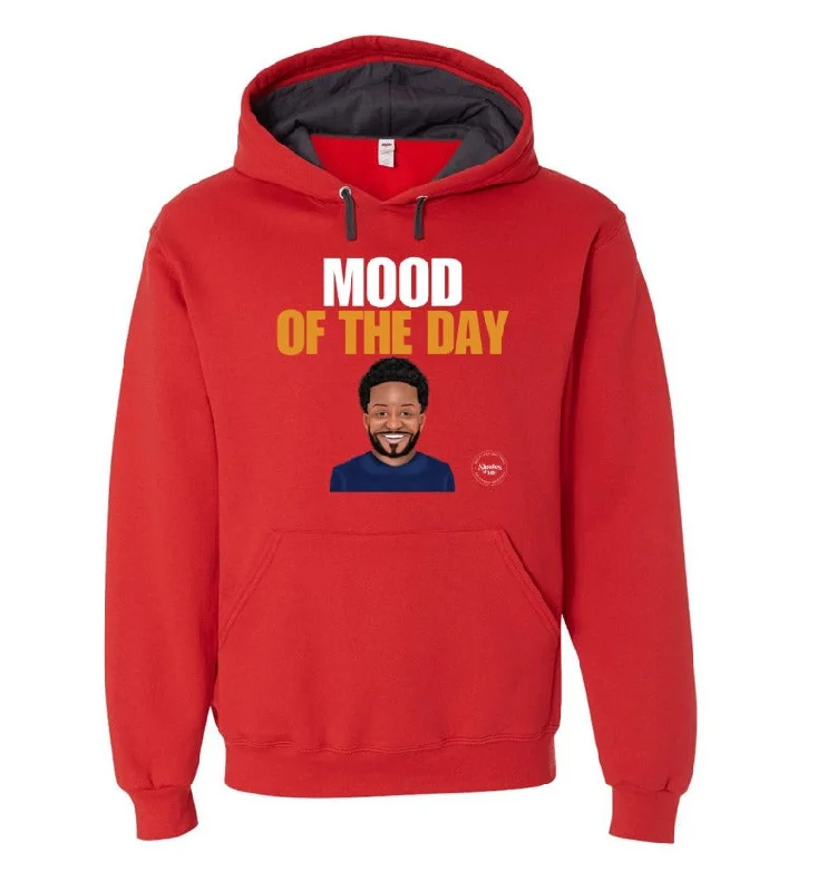 Toddler Mood of the Day Hoodie - Happy Man Stylish Men's Neon