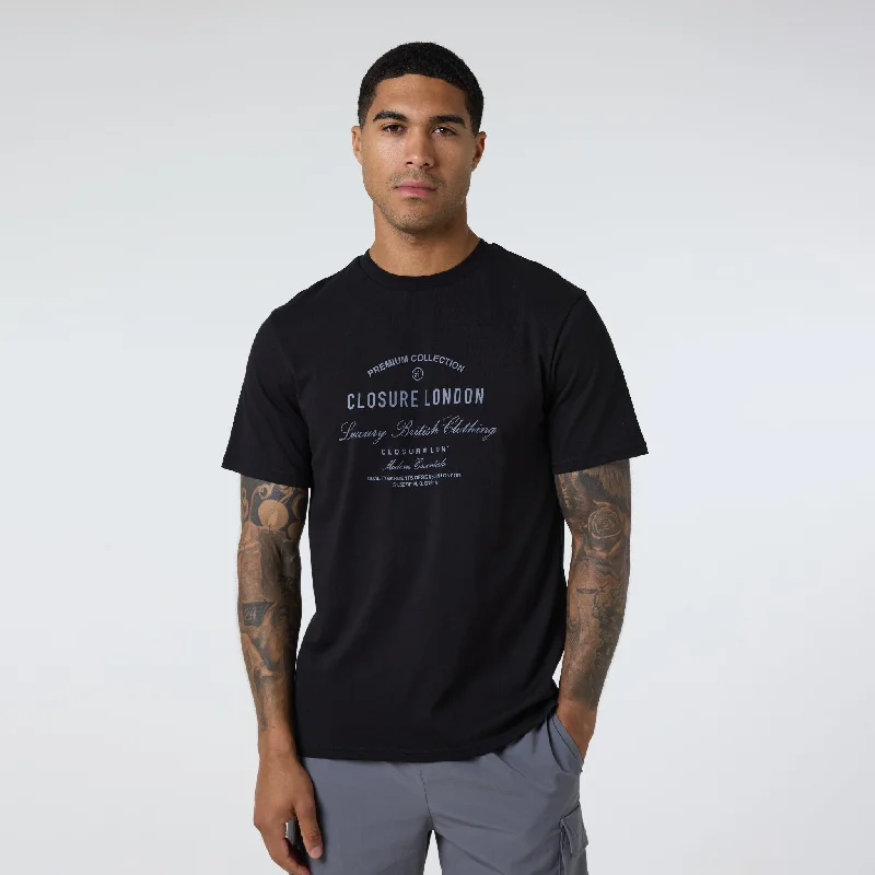 Layered Premium T-Shirt | Black Business