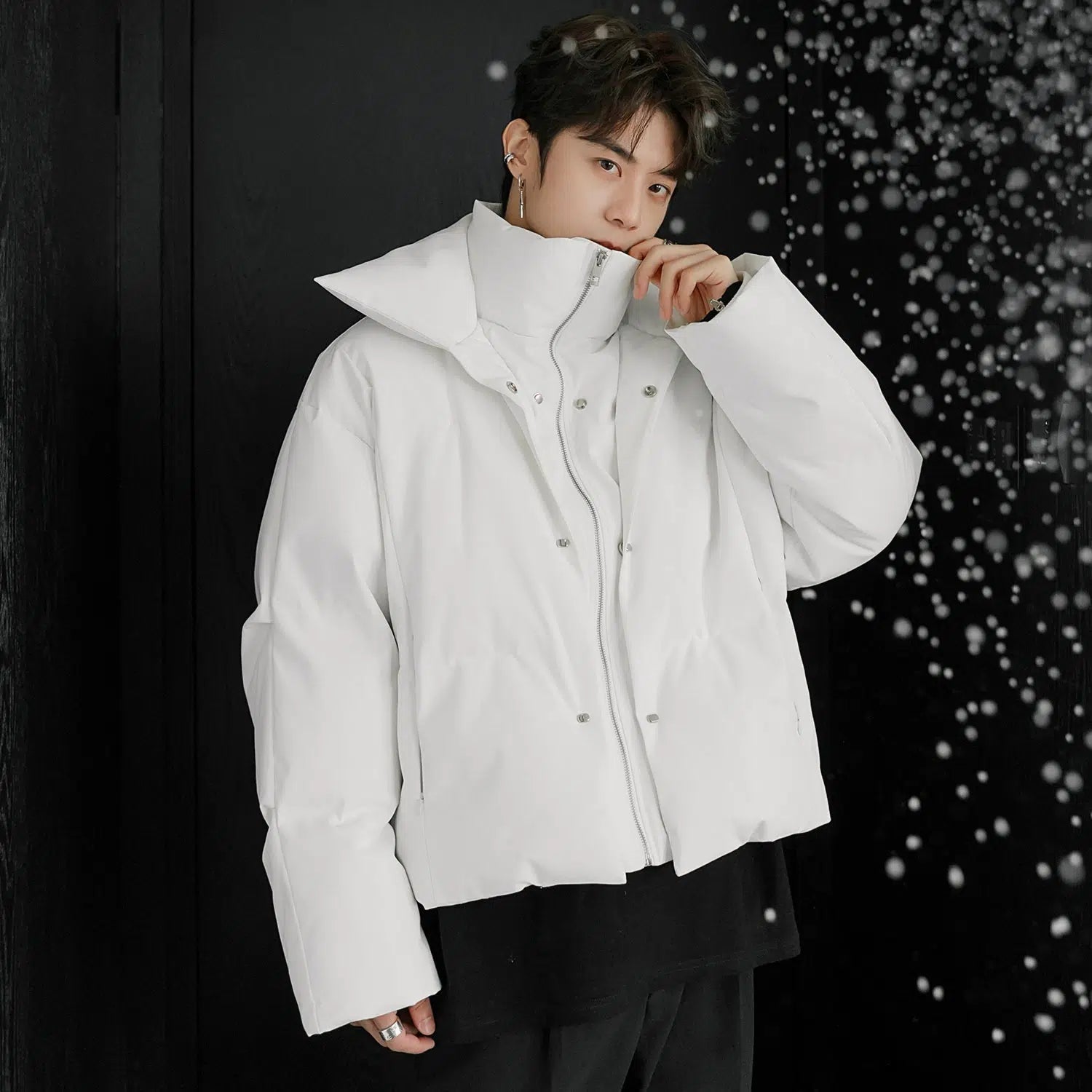 Warm Cotton-Padded Jacket Tailored