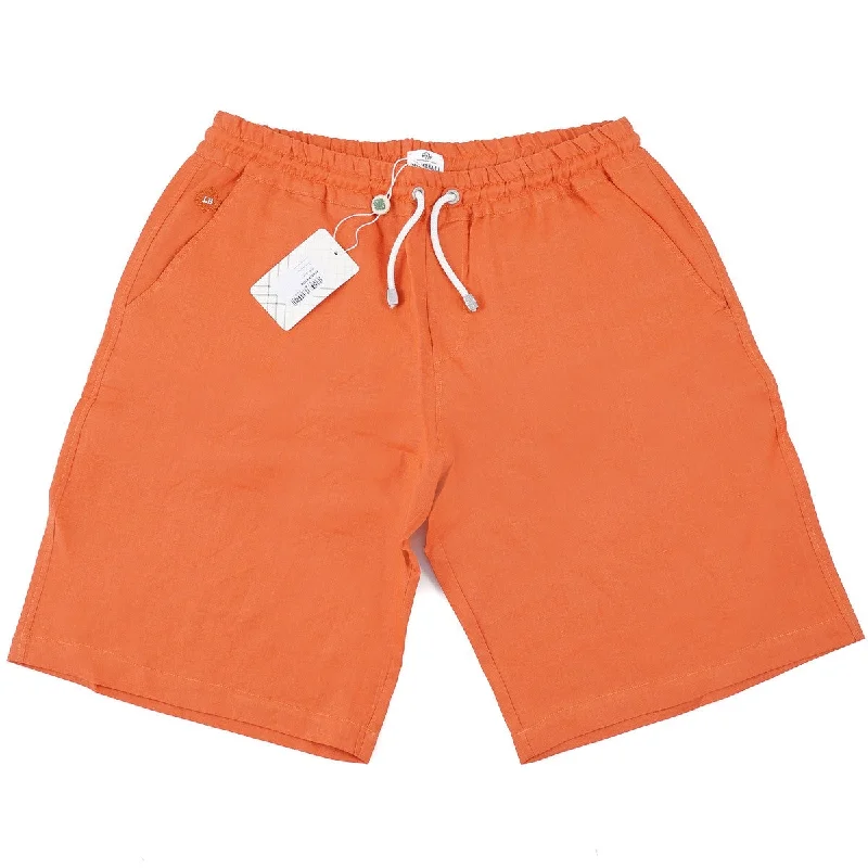 Luigi Borrelli Casual Linen Shorts Vacation