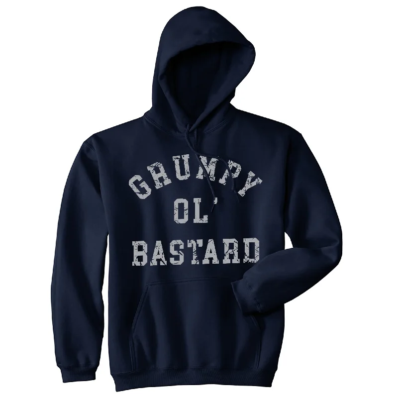 Grumpy Ol Bastard Hoodie Edgy Men's Punk