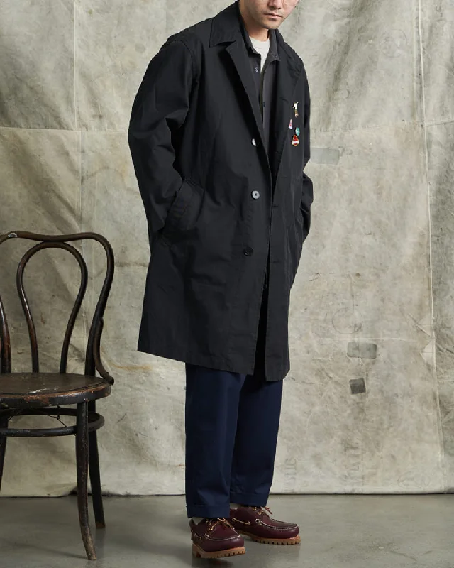 Oversized Balmacaan Overcoat Street