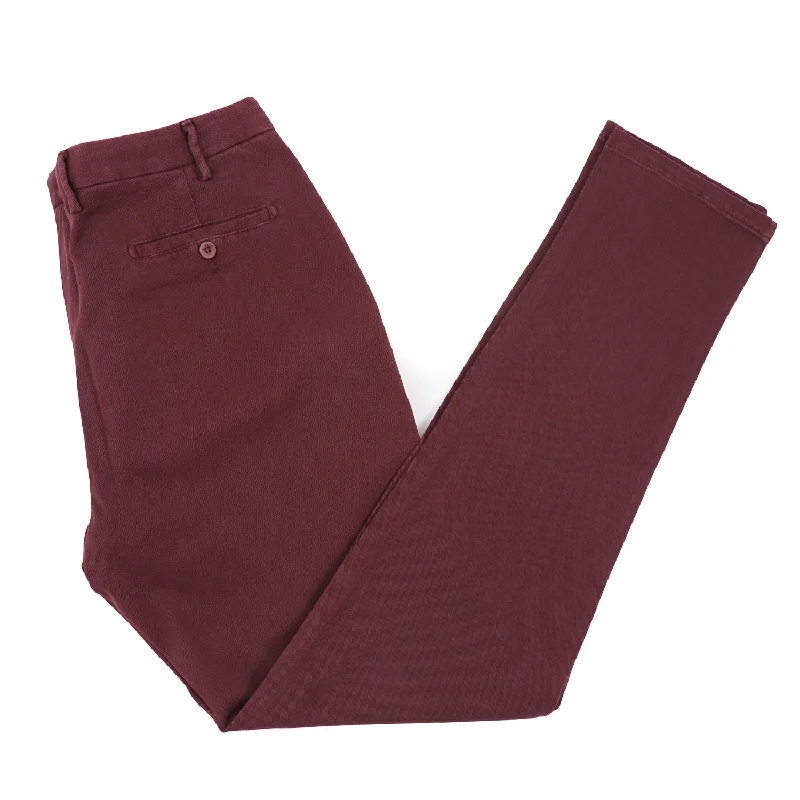 Isaia Slim-Fit Stretch Cotton Chinos Street