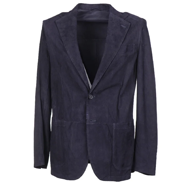 Rifugio Unlined Lambskin Suede Blazer Athletic Men's High