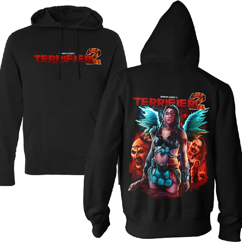 Terrifier 2 No Escape Pullover Hoodie Earthy Men's Hemp