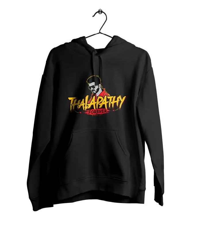 Thalapathy Forever Hoodie Polished Men's Silk