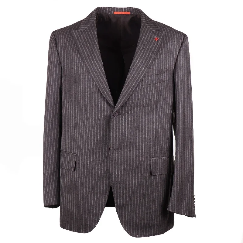 Isaia Slim-Fit 'Sanita' Wool Suit Dynamic Men's Glow