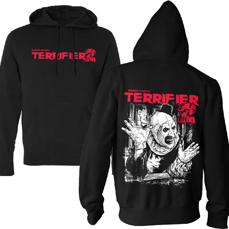 Terrifier 2 Here's Art Pullover Hoodie Modern Men's Geometric