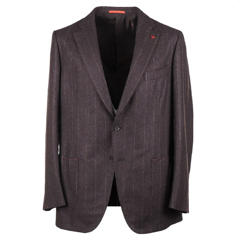 Isaia Soft Brushed Wool Suit Tough Men's Tactical