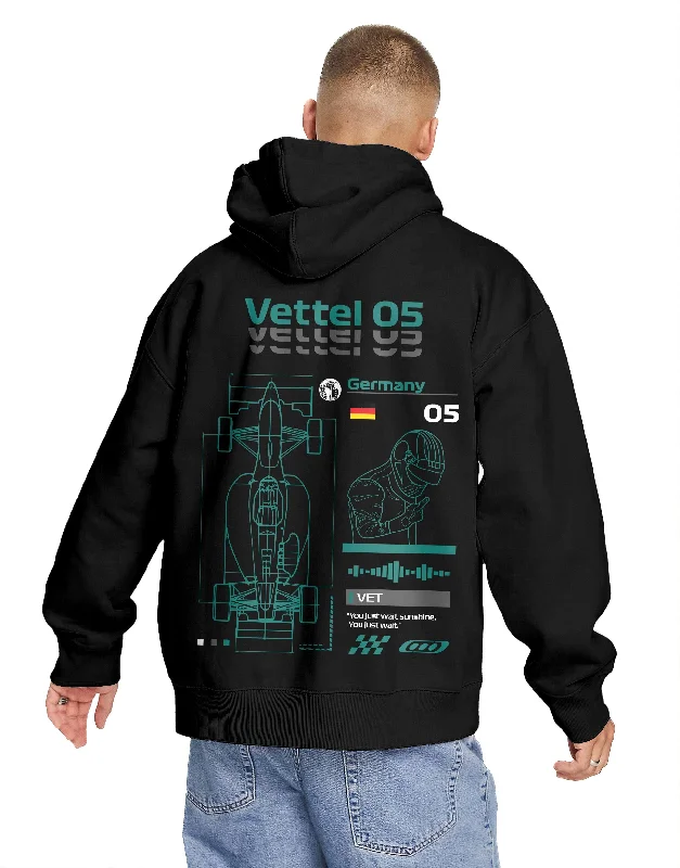 Number 05 | Grand Prix Hoodie (Left Pocket & Back) Unique Men's Patch