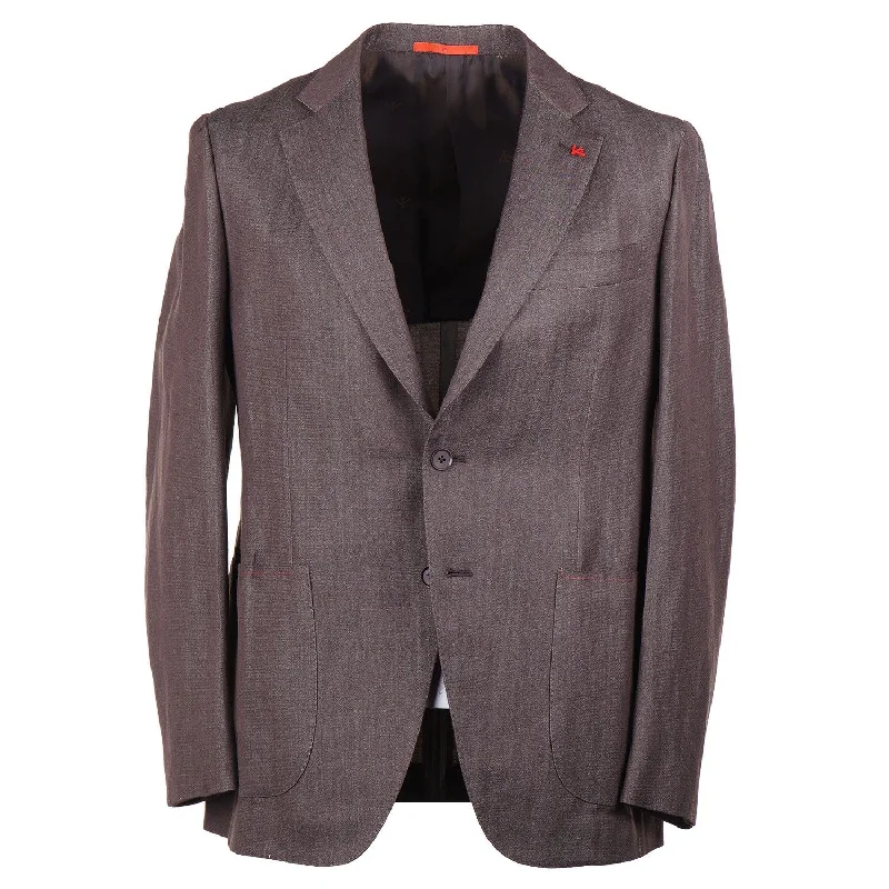 Isaia Wool Linen and Silk Sport Coat Gym