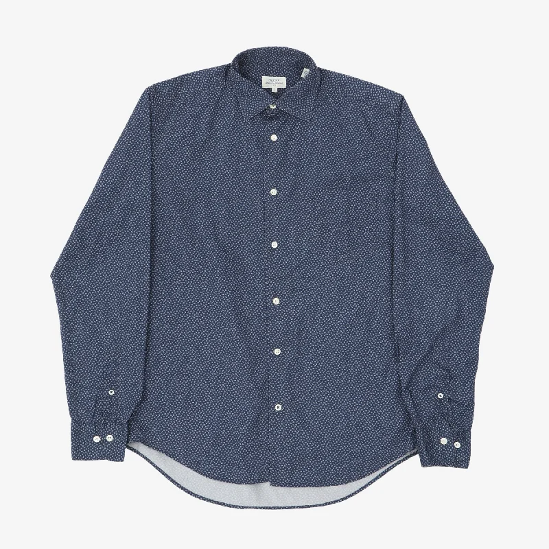 Patterned Button-down Shirt Bold Men's Statement