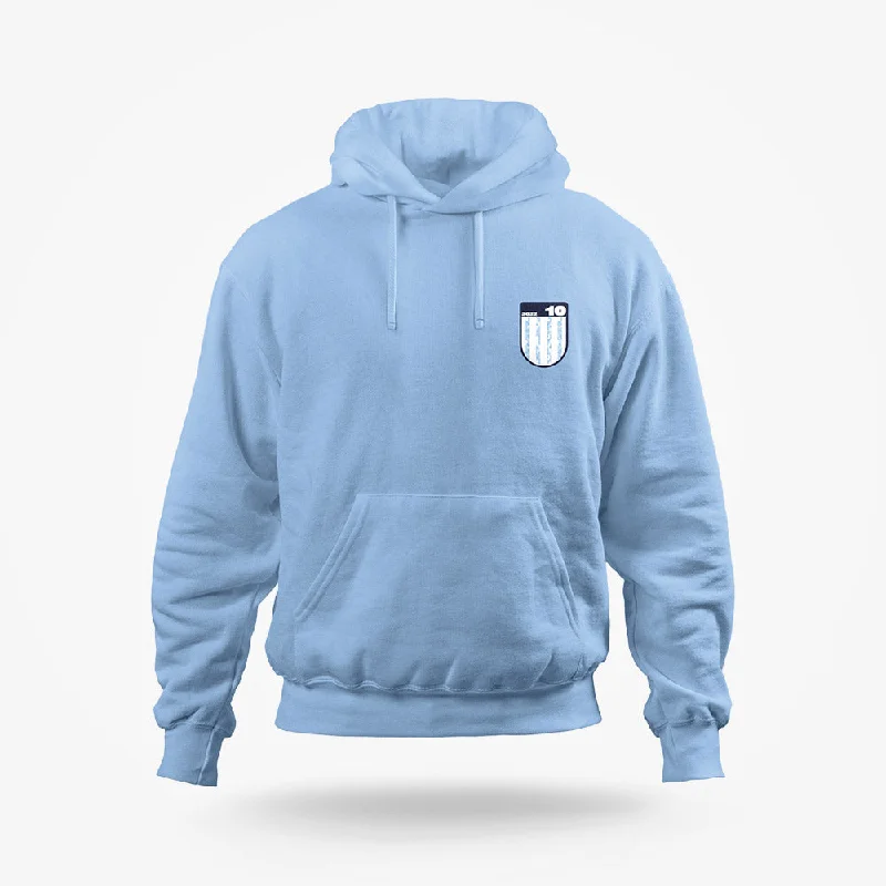 Argentina's No. 10 | Messi Tribute Hoodie (Left Pocket) Confident Men's Power