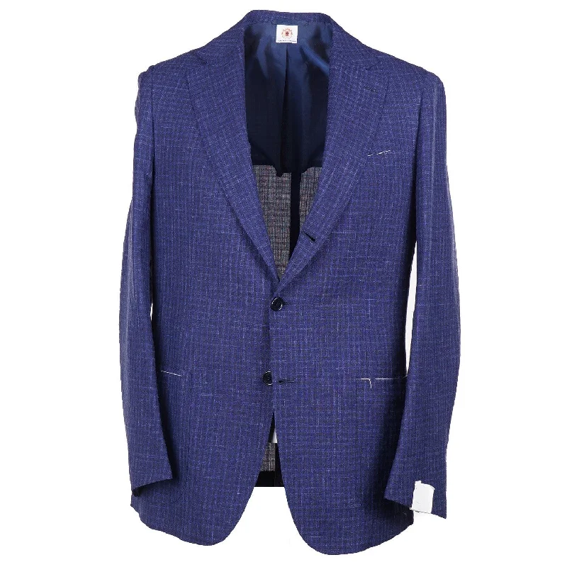 Luigi Borrelli Wool-Silk-Linen Sport Coat Trendy Men's Scandinavian