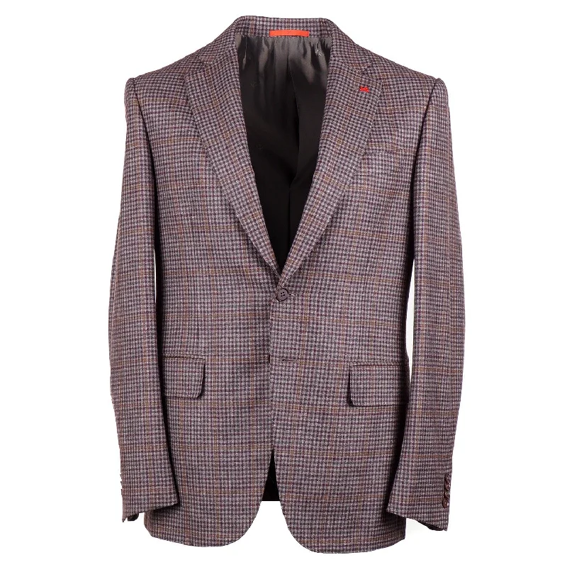 Isaia Trim-Fit Wool Sport Coat Elegant Men's Formal 