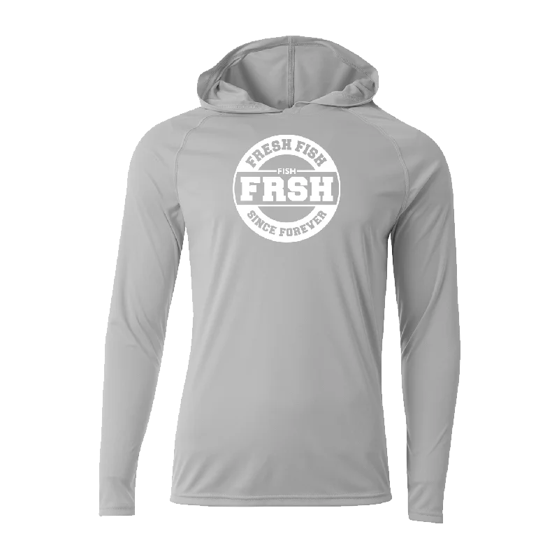 #FRESHFISH Performance Long Sleeve Hoodie Sophisticated Men's French