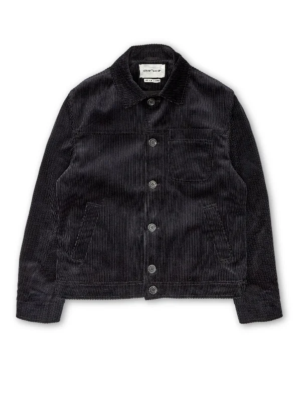 Buffalo Jacket Hedden Cord Black Refined Men's Hand