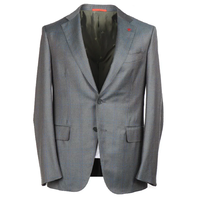 Isaia Trim-Fit 140s Wool Sport Coat Sophisticated Men's 