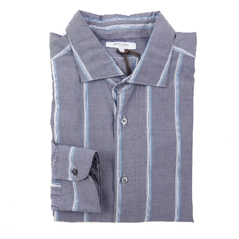 Boglioli Slim-Fit Striped Dress Shirt Athletic Men's High