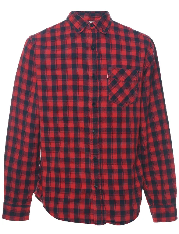 Levi's Checked Shirt - S Elegant Men's Cashmere