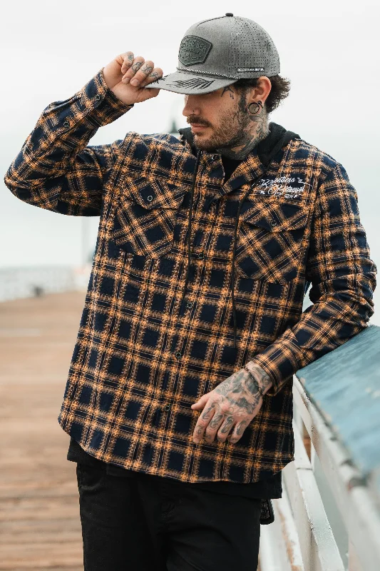 Skilled Sailor Premium Hooded Flannel Unique Men's Patch