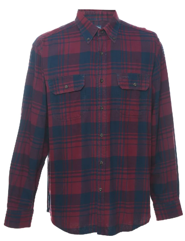 Faded Glory Checked Shirt - L Bold Men's Statement