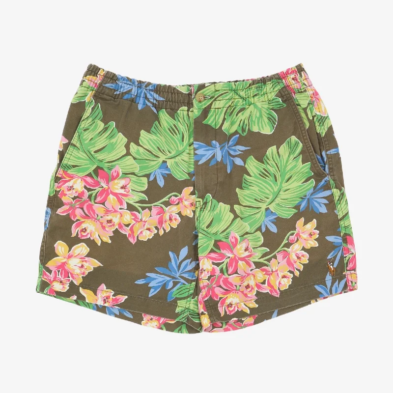 Floral Summer Shorts Minimalist Men's Casual 