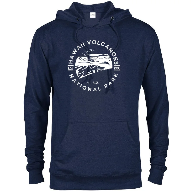 Hawaii Volcanoes National Park Hoodie Rugged Men's Outdoor 