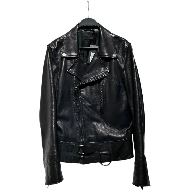 DIESEL BLACKGOLD/Leather Jkt/46/Leather/BLK/LYBELLO COWHIDE Earthy Men's Sustainable 