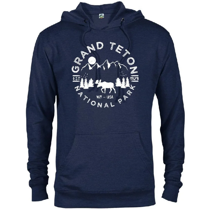 Grand Teton National Park Hoodie Sophisticated Men's French