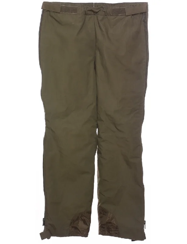 Dark Green Cargo Pants - W36 L30 Athletic Men's High