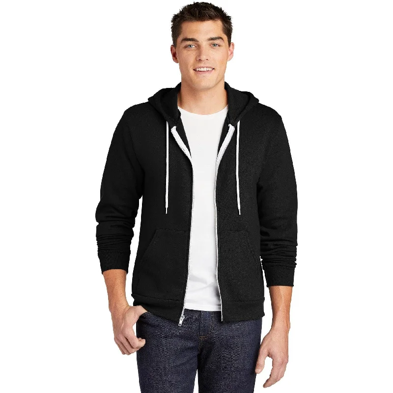 CLOSEOUT - American Apparel USA Collection Flex Fleece Zip Hoodie Practical Men's Quick