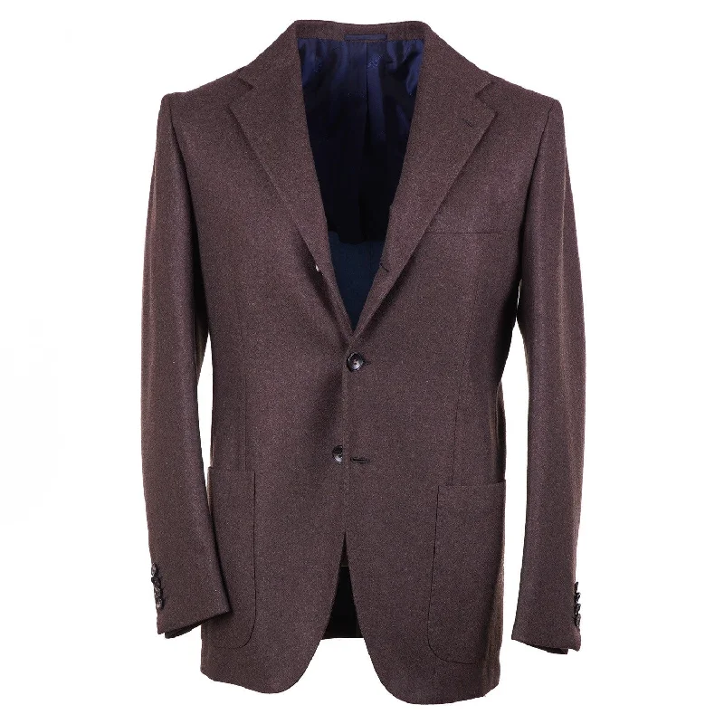 Kiton Slim-Fit Cashmere Sport Coat Refined Men's Velvet