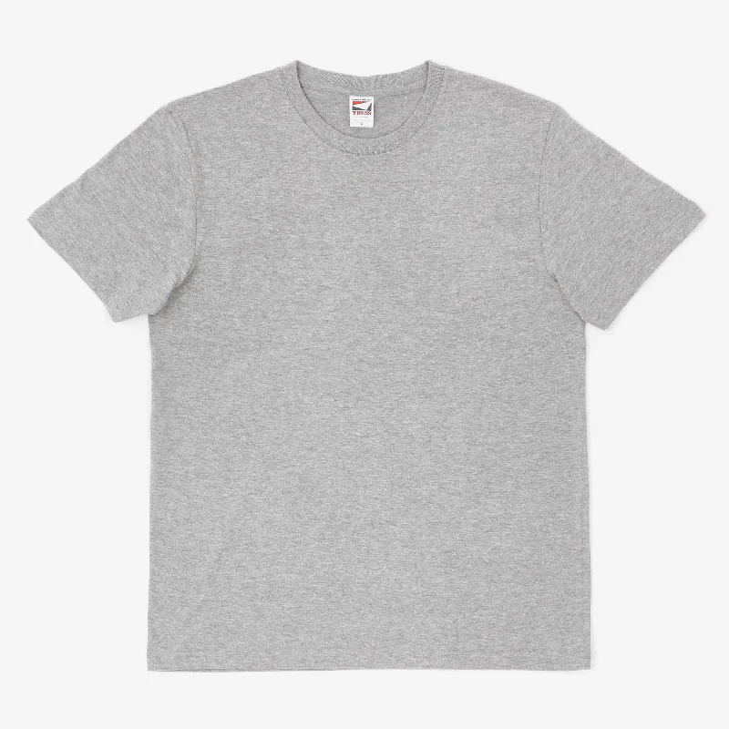 Cotton T-Shirt - Grey Streetwear Style