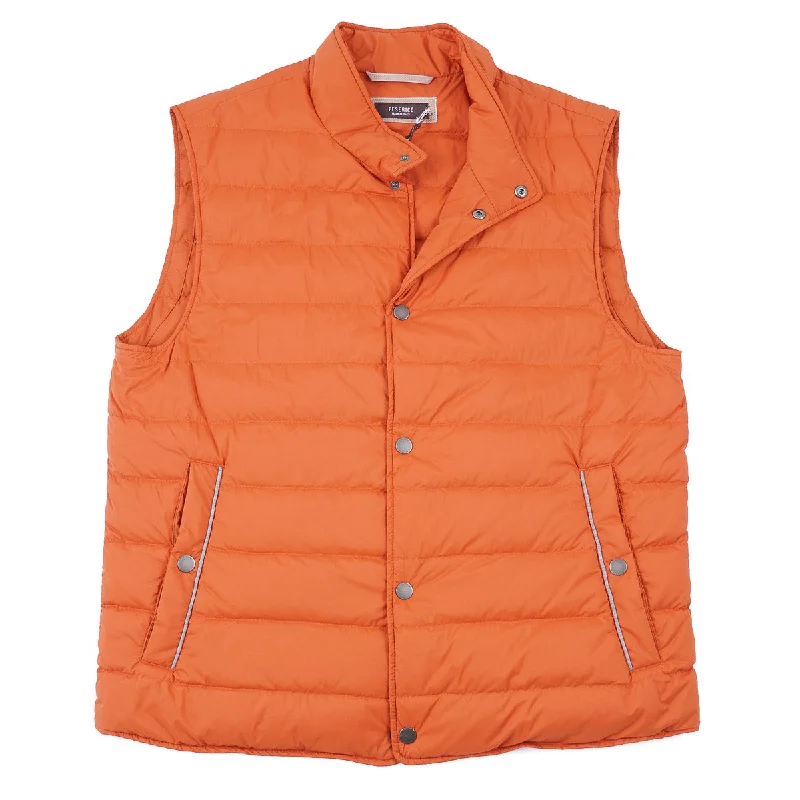 Peserico Lightweight Quilted Down Vest Traditional Men's Wool