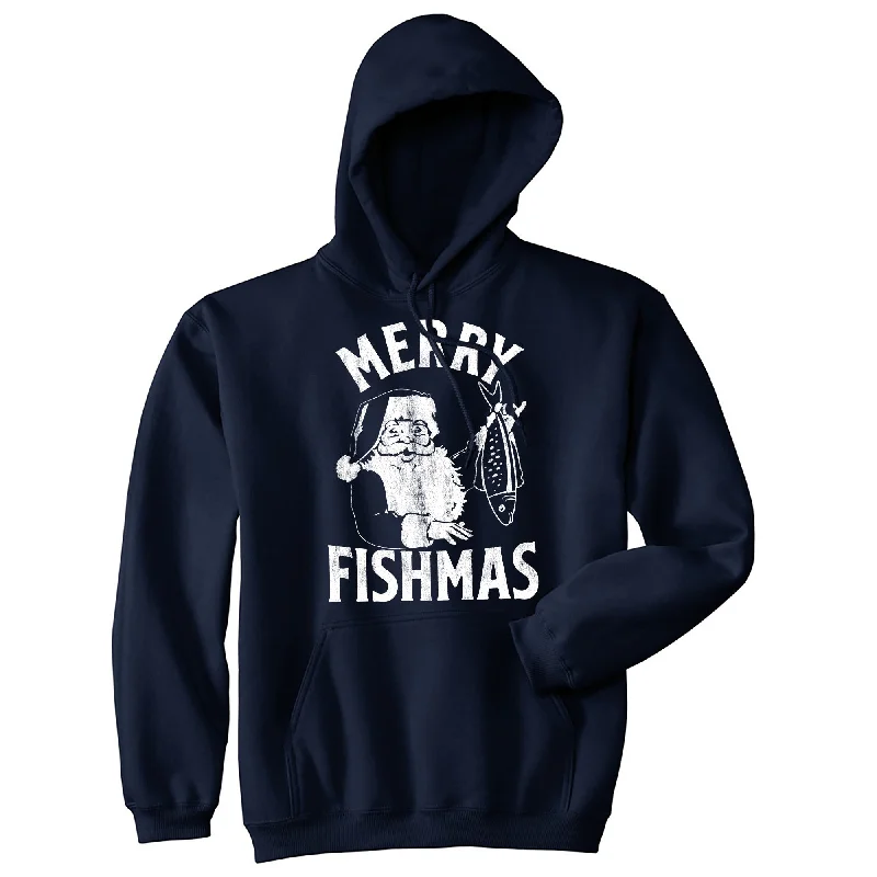 Merry Fishmas Hoodie Hip Men's Urban