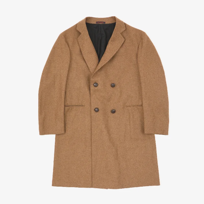 Wool Overcoat Confident Men's Power