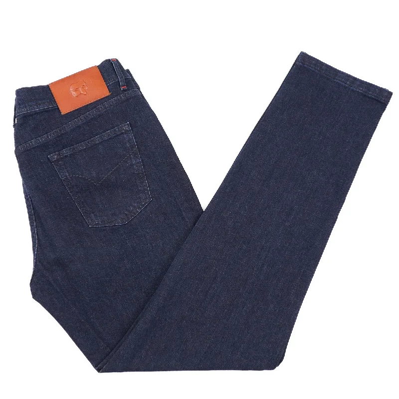 Marco Pescarolo Regular-Fit Denim Jeans Elegant Men's Cashmere