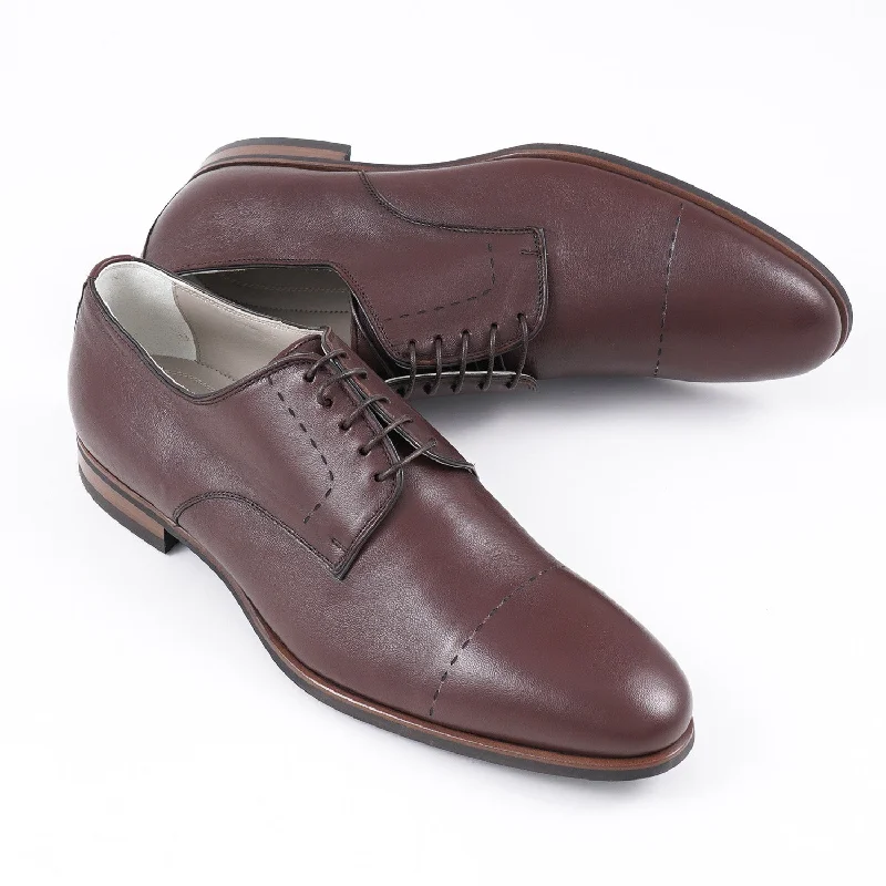 Kiton Soft Goatskin Leather Derby Laid