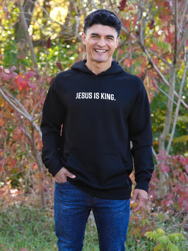 Jesus Is King Elite Hoodie Unique Men's Upcycled