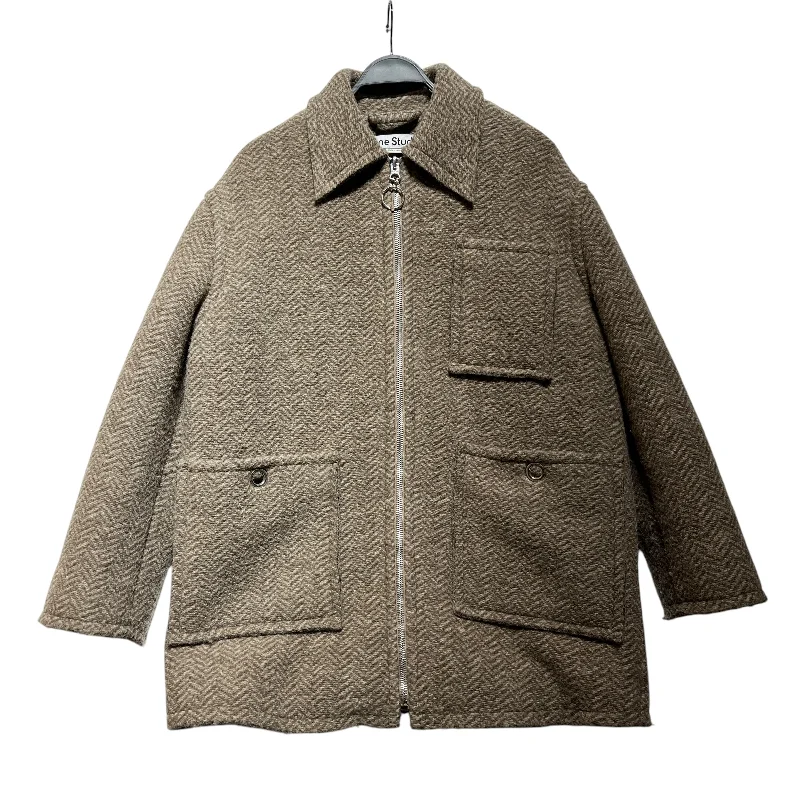 Acne Studios/Deck Jkt/L/Wool/KHK/ Elegant Men's Cashmere