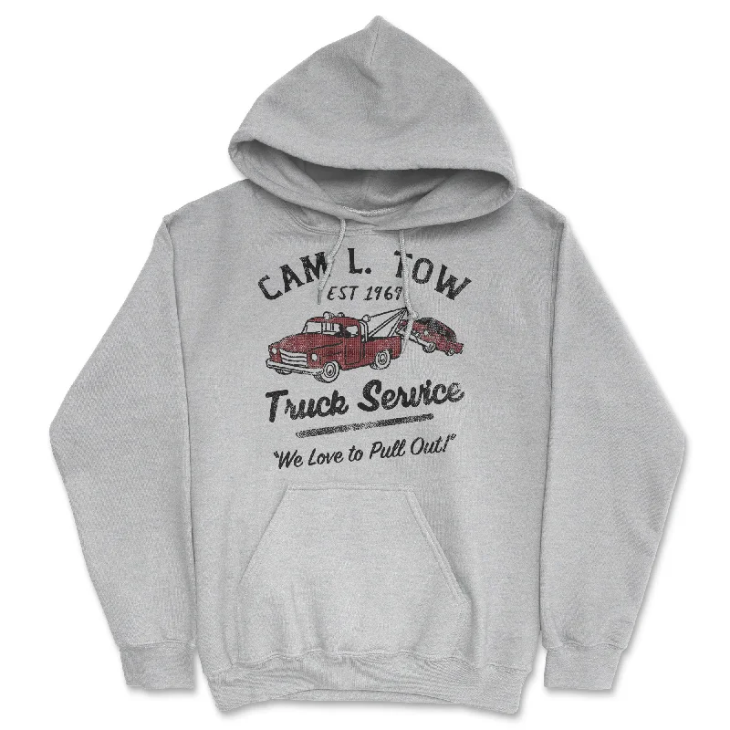 Cam L Tow Truck Service Hoodie Minimalist Men's Casual 