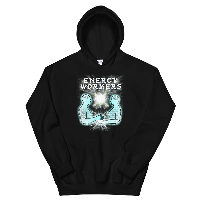 Energy Workers Graphic Hoodie Refined Men's Classic 