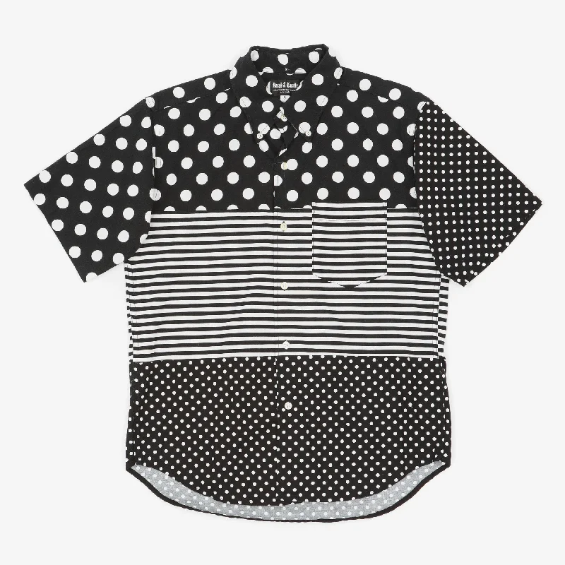 Short Sleeve Pattern Shirt Refined Men's Hand