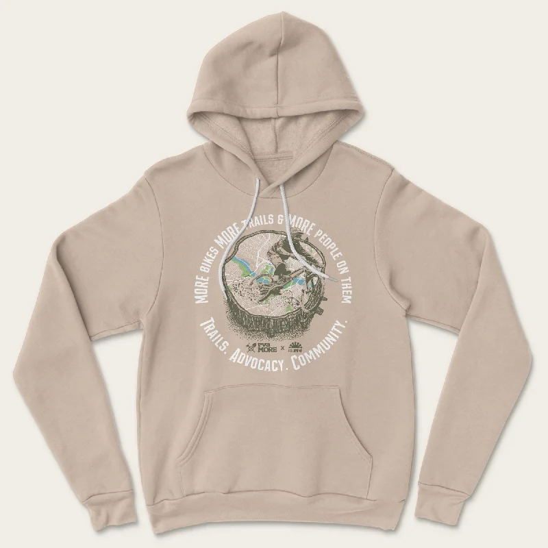 MORE Trails Hoodie - Tan Tailored