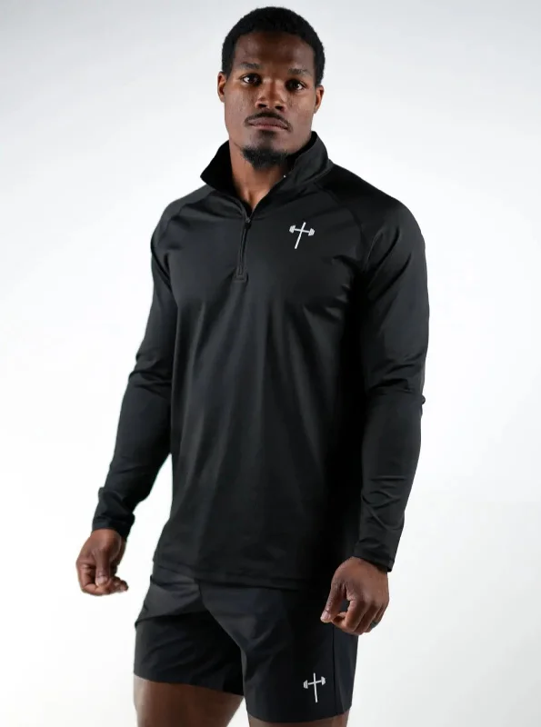 1/4 Zip Pullover Practical Men's Quick