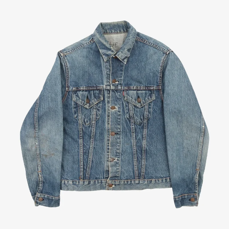 Vintage Denim Jacket Sporty Men's Tennis