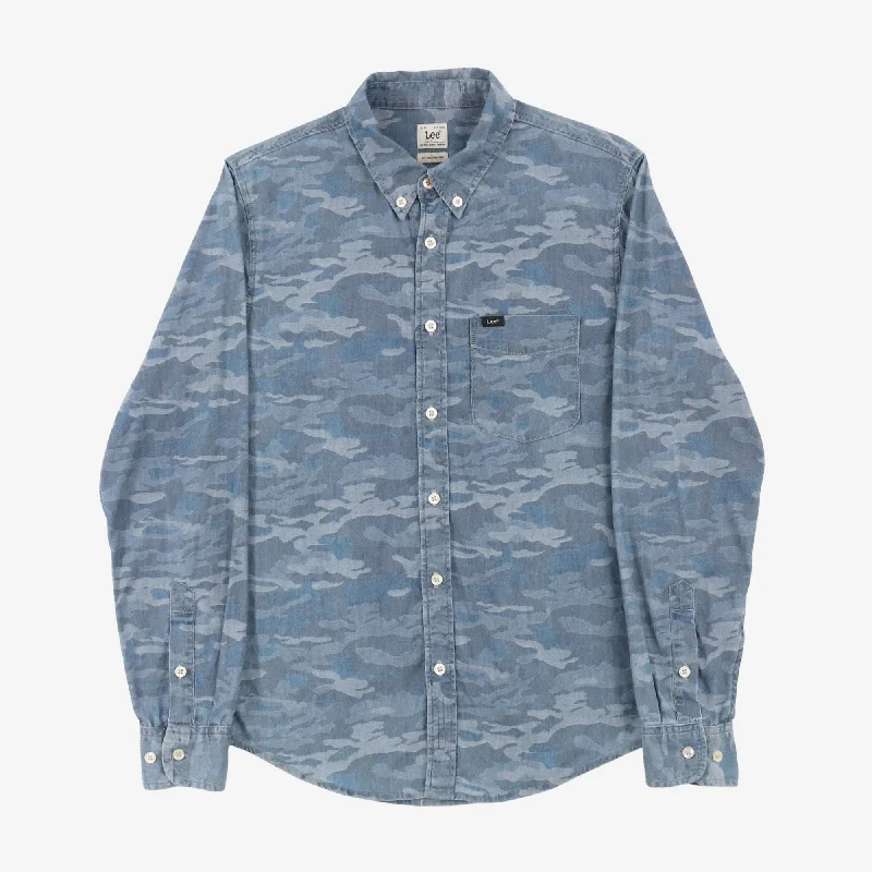 BD Camo Shirt Trendy Men's Scandinavian