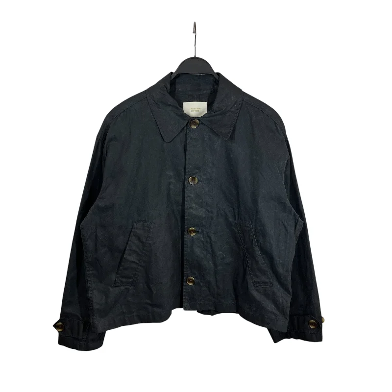 AIME LEON DORE/Jacket/M/Cotton/NVY/Cropped Button Down JKT Unique Men's Patch